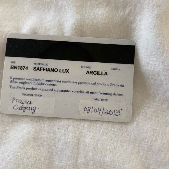 Prada Saffiano Lux Bag Argilla - Picture 4 of 6